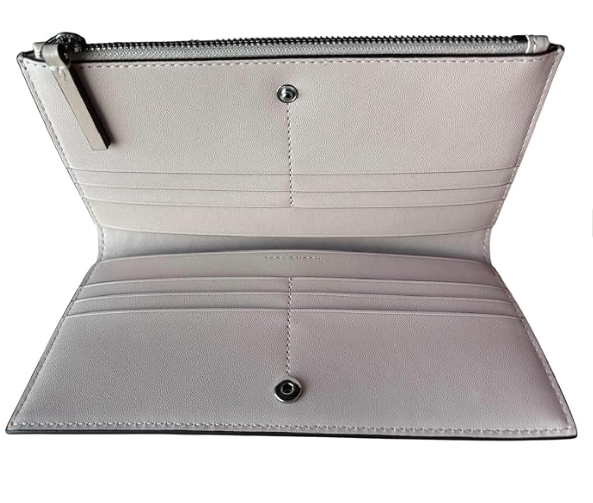 Tory Burch Blake Patent Slim Wallet Soft Pink