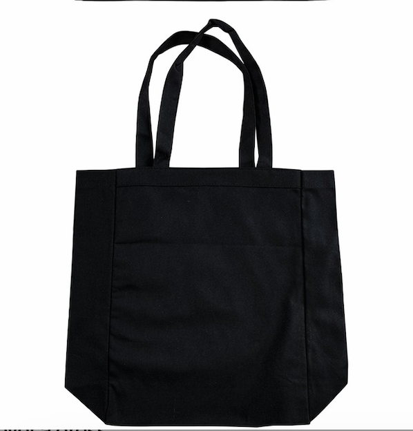 Beyond Joy Canvas Tote It Was Never A Dress Black 11"x15"x5"