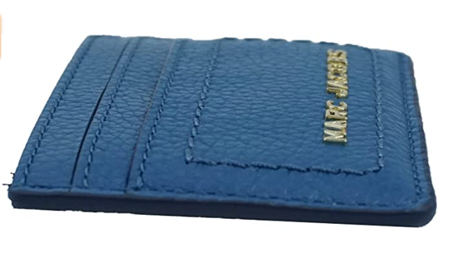 Marc Jacobs Leather Card Case Stellar Blue  $95 NWT