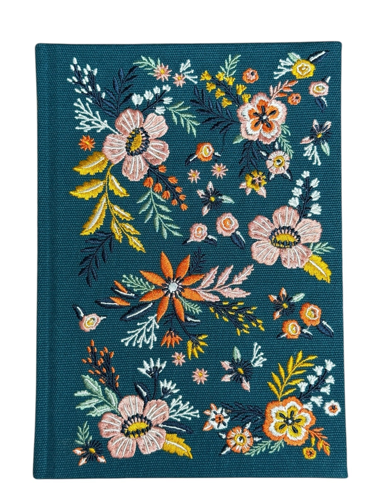 Molly & Rex Embroidery Turquoise Floral Journals