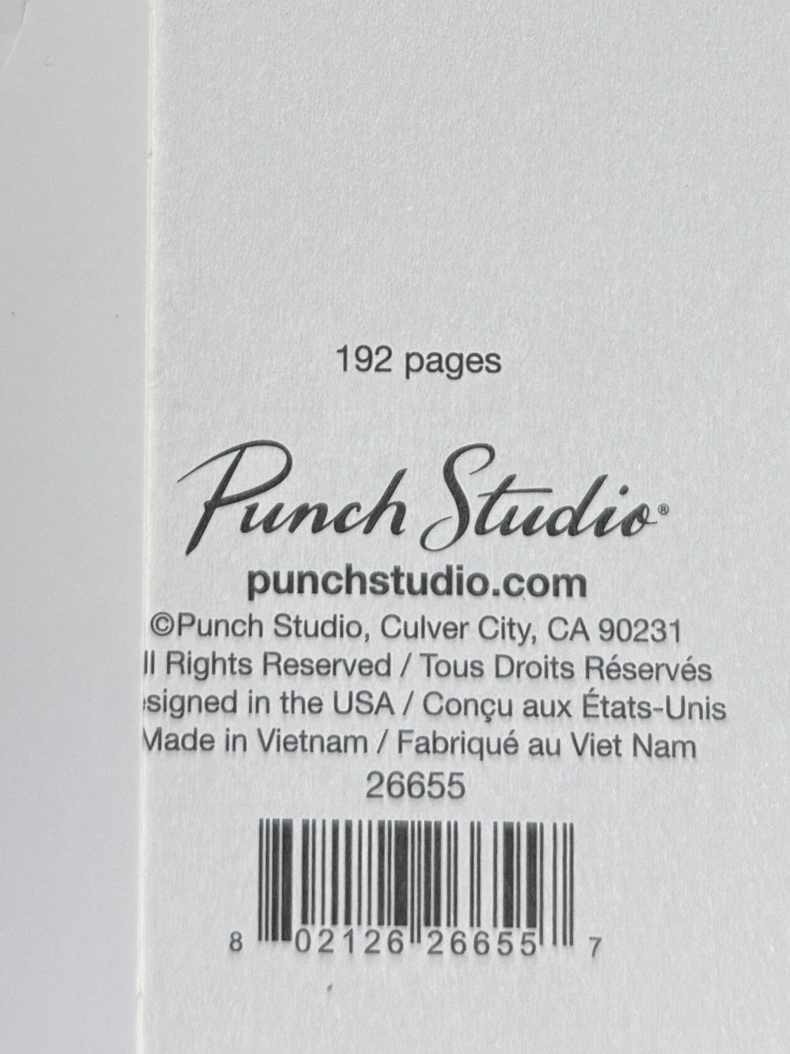 Punch Studio Embroidery White/Red Journals