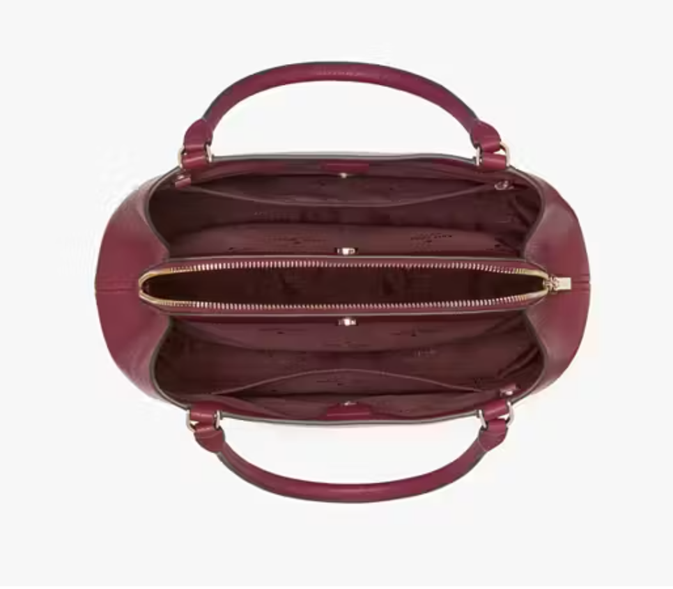 Kate Spade Medium Lena Blackberry Satchel NWT MSRP $469