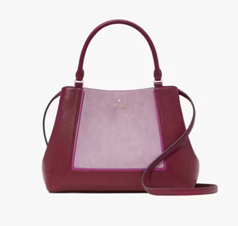 Kate Spade Medium Lena Blackberry Satchel NWT MSRP $469