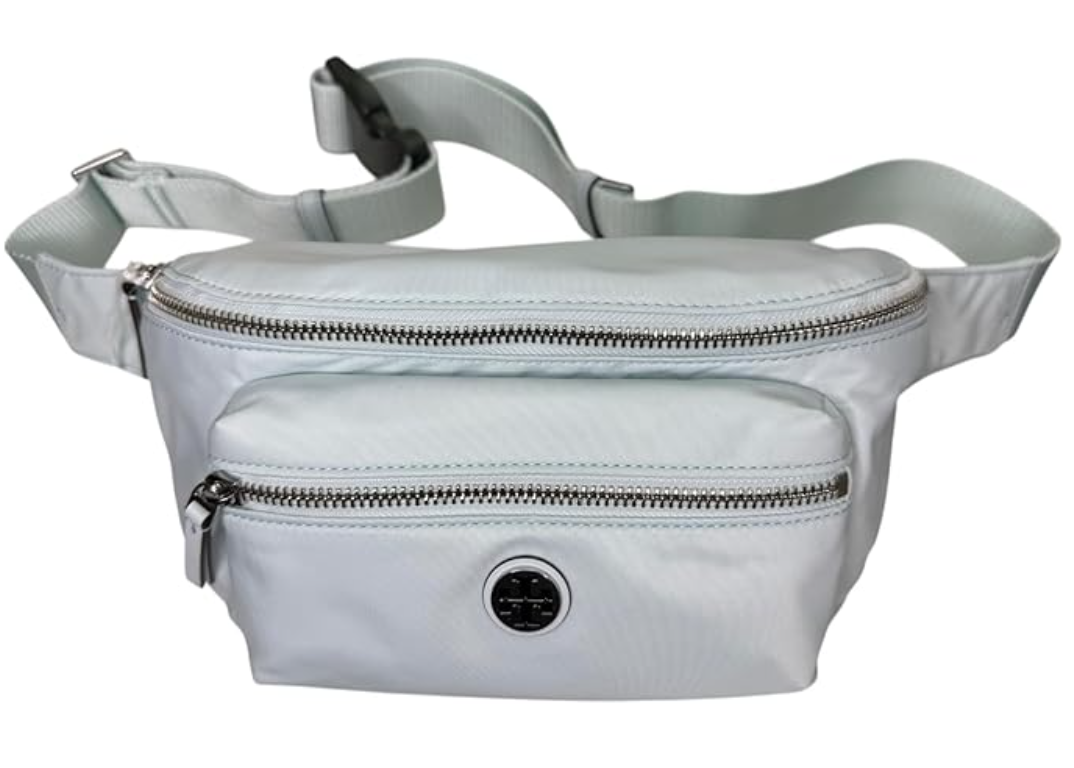 Tory Burch Nylon Belt Bag Fanny Pack Waist Bag (Summit) Light Blue