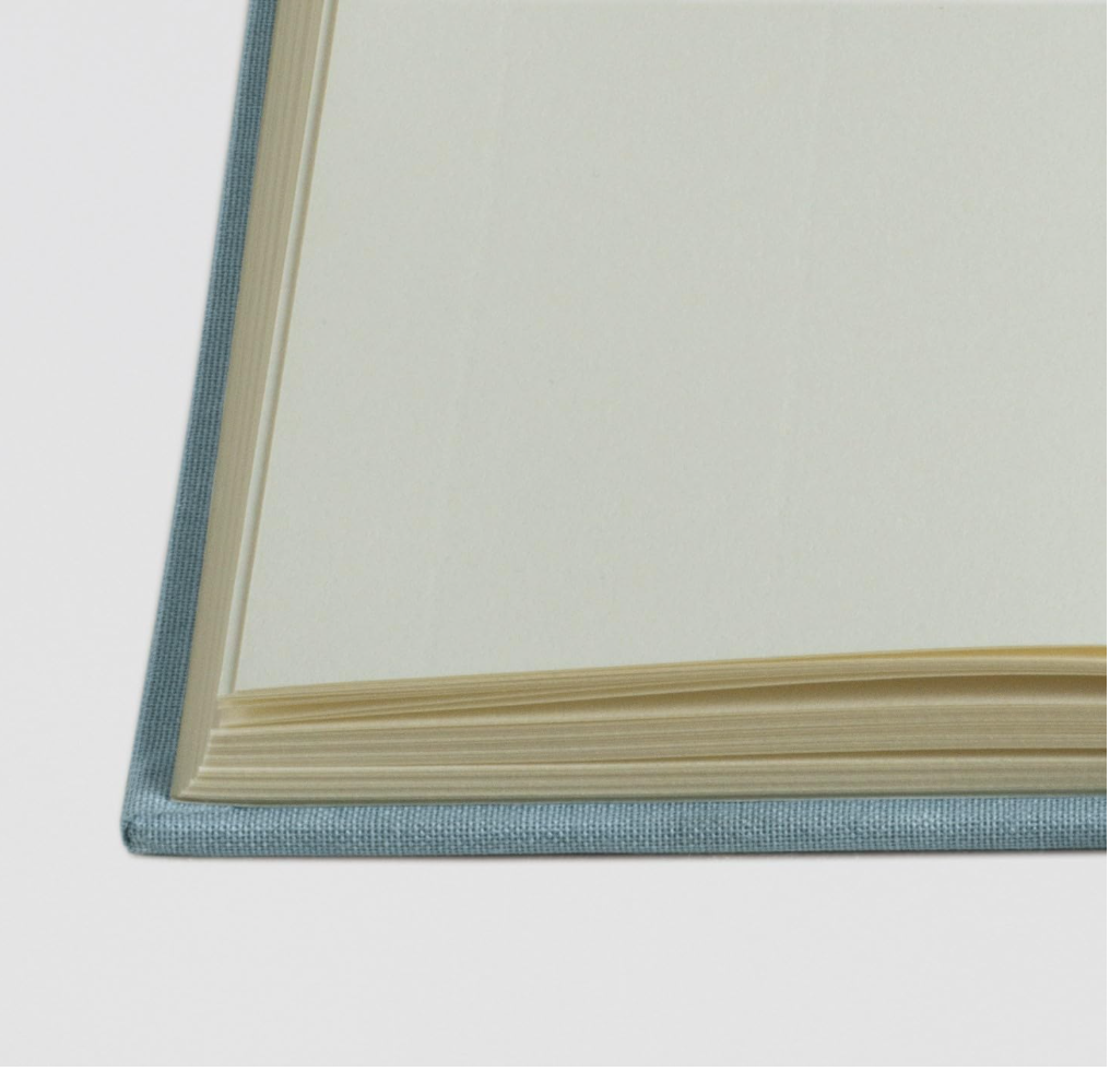 Semikolon A5 Classic Linen Cover Notebook Lime 6 X 8.4 Inches, 144 Blank Pages