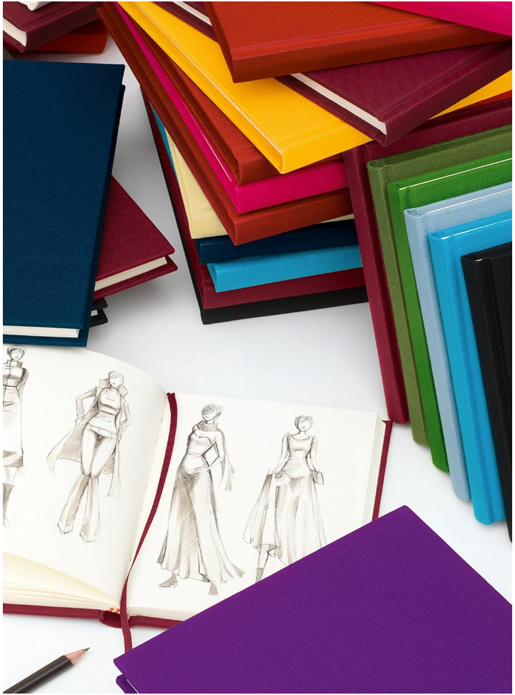 Semikolon A5 Classic Linen Cover Notebook Lime 6 X 8.4 Inches, 144 Blank Pages