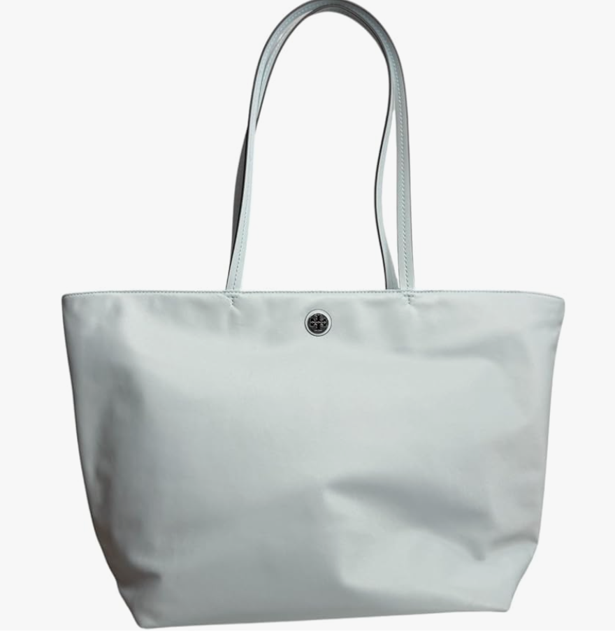 NWT Tory Burch 166469 Ella Nylon Tote Summit Large Shoulder Zip Bag