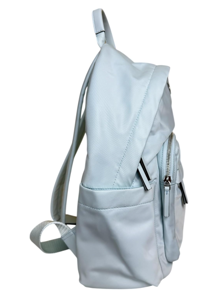 Tory Burch Women s Ella Nylon Backpack With Silver Tone Hardware (Summit)