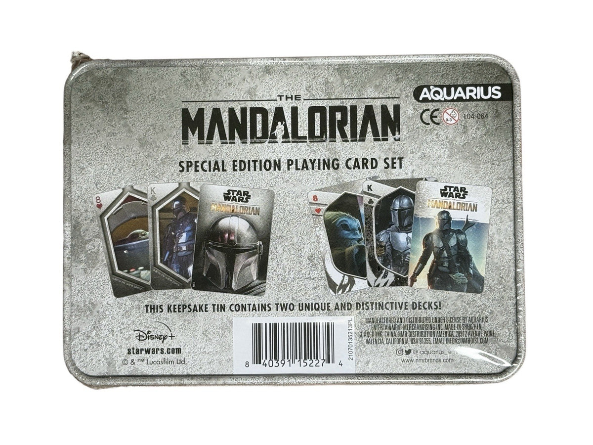 Star Wars Mandalorian 2 Deck Playing Card Set with Collectible Tin | Concept Art