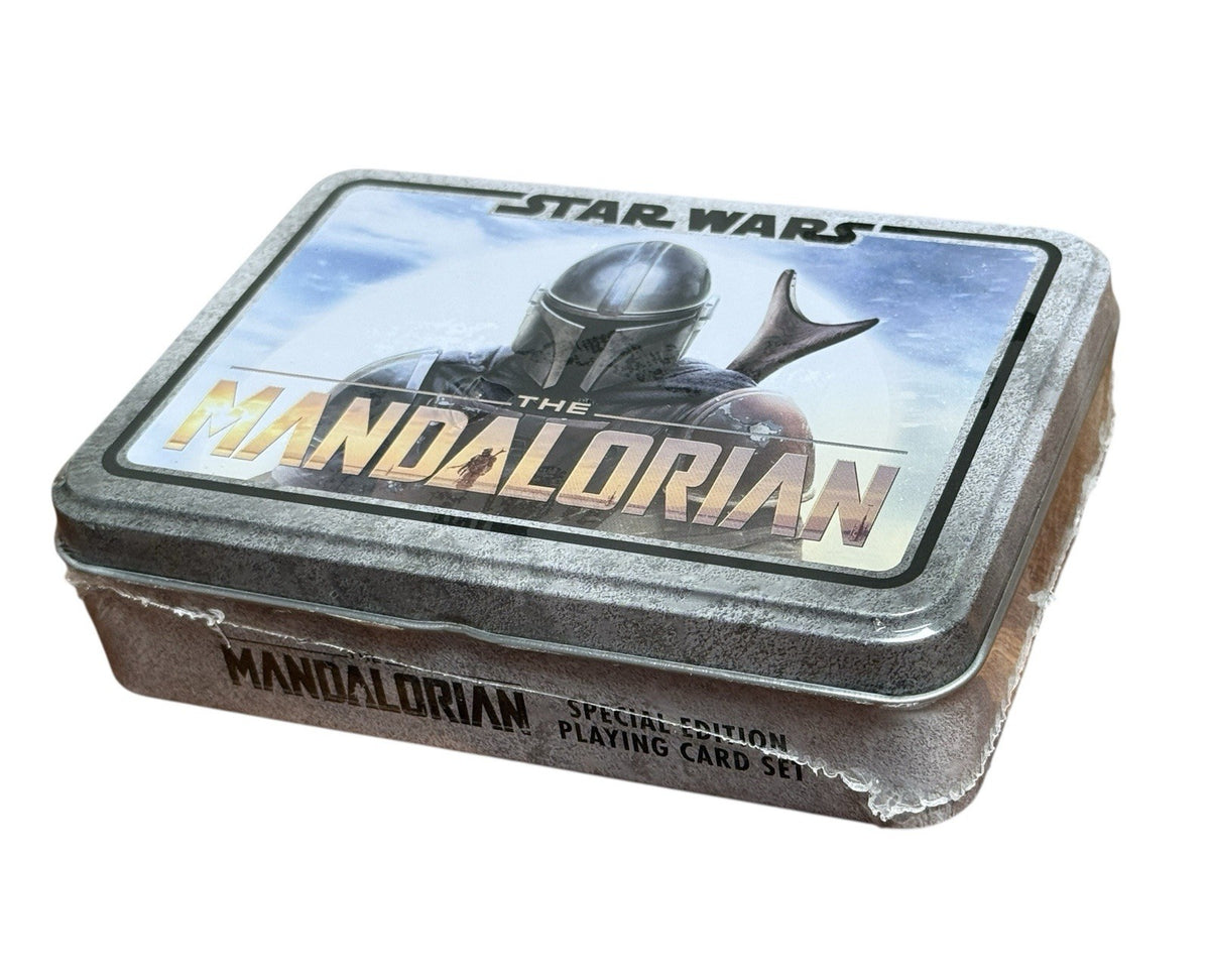 Star Wars Mandalorian 2 Deck Playing Card Set with Collectible Tin | Concept Art
