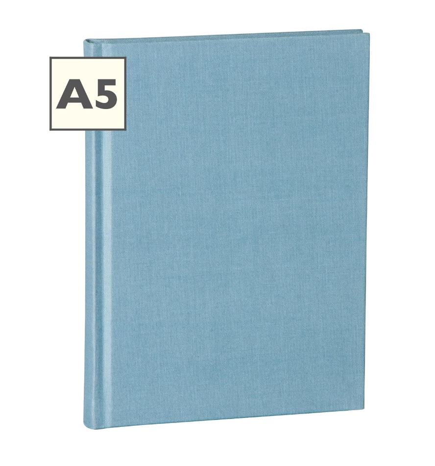 Semikolon A5 Classic Linen Cover Notebook, 6 X 8.4 Inches, 144 Blank Pages, 100g