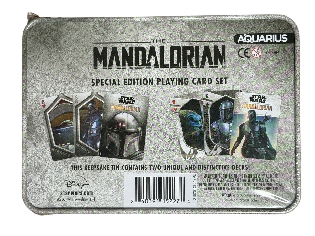Star Wars Mandalorian 2 Deck Playing Card Set with Collectible Tin | Concept Art