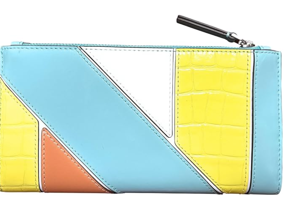 Tory Burch Blake Mixed Materials Slim Wallet 171623 Muli 960