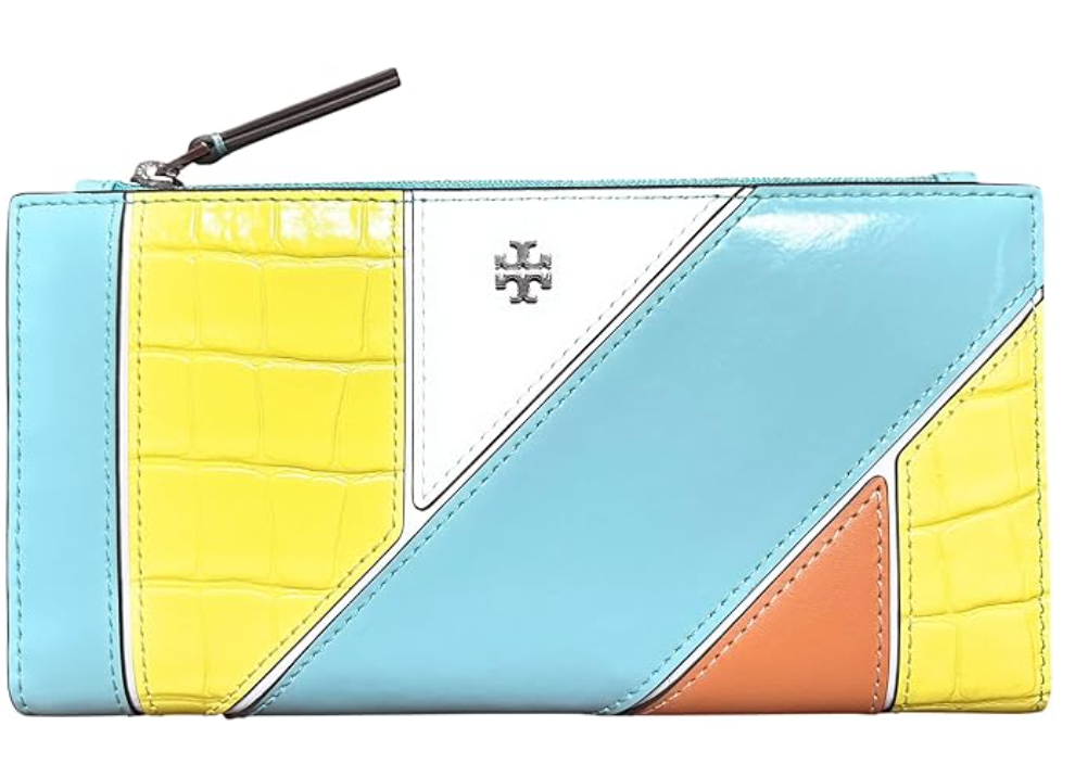 Tory Burch Blake Mixed Materials Slim Wallet 171623 Muli 960