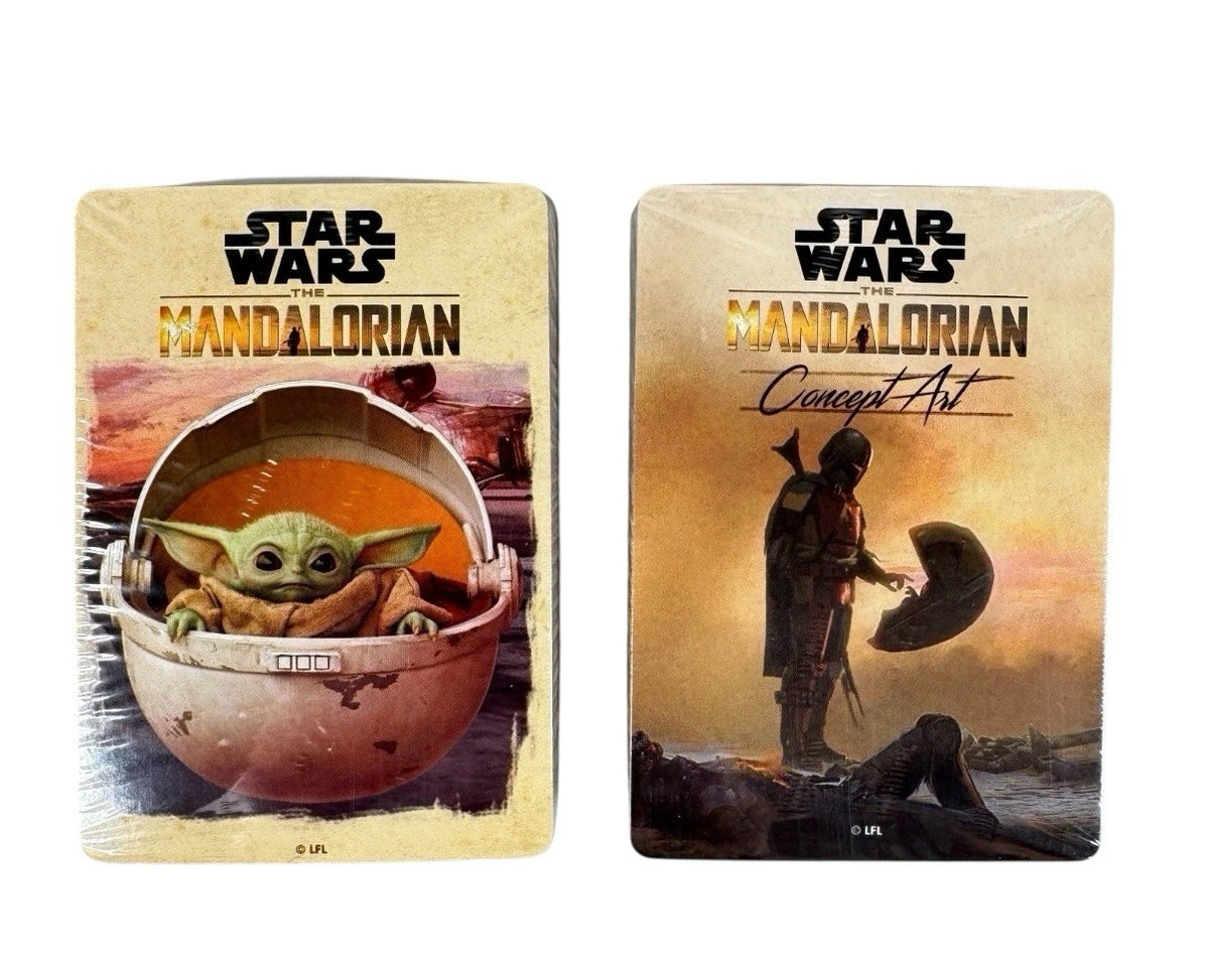 Star Wars Mandalorian The Child 2 Deck Playing Card Set with Collectible Tin