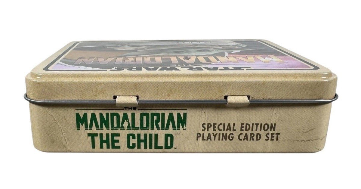 Star Wars Mandalorian The Child 2 Deck Playing Card Set with Collectible Tin