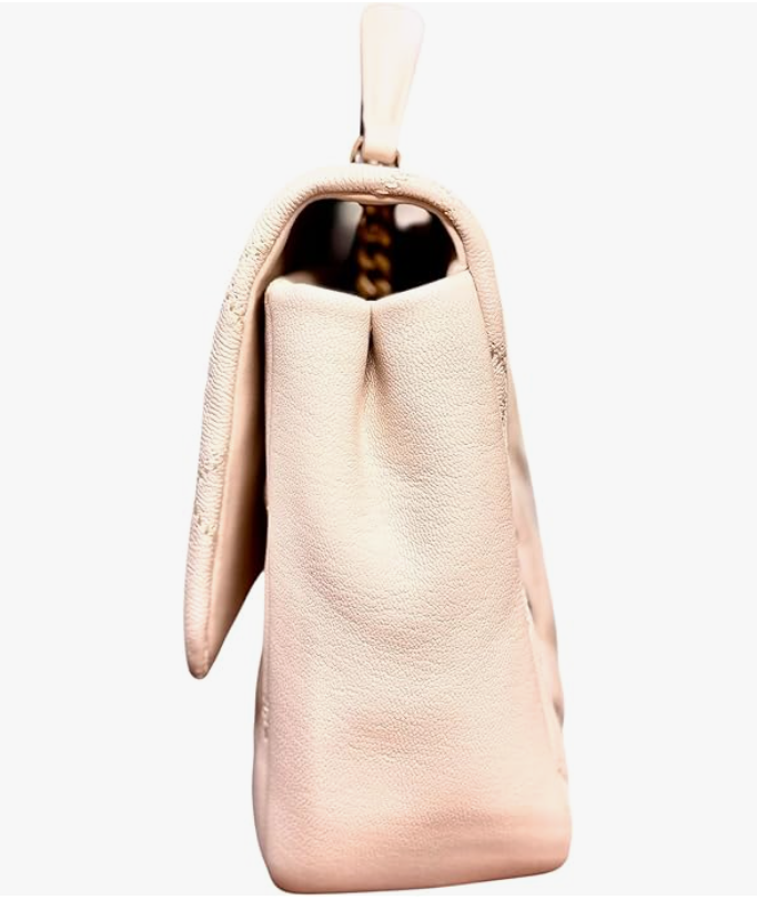 Tory Burch Willa Shoulder Bag New Brie Quilted Leather Convertible Chain Strap