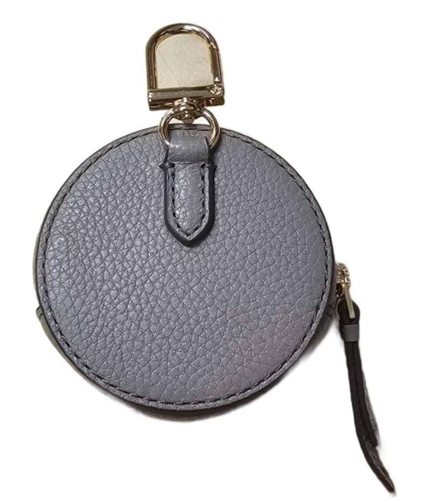 Tory Burch Thea Pebbled Leather w Gold Hardware Women s Coin Pouch (Gray Heron)