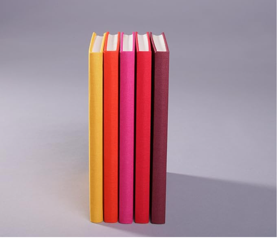 Semikolon A4 Classic Linen Cover Notebook 8.5 X 12 Inches, 144 Lined Pages Brown