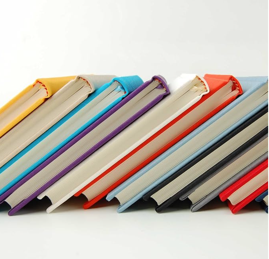 Semikolon A4 Classic Linen Cover Notebook 8.5 X 12 Inches, 144 Lined Pages Lime
