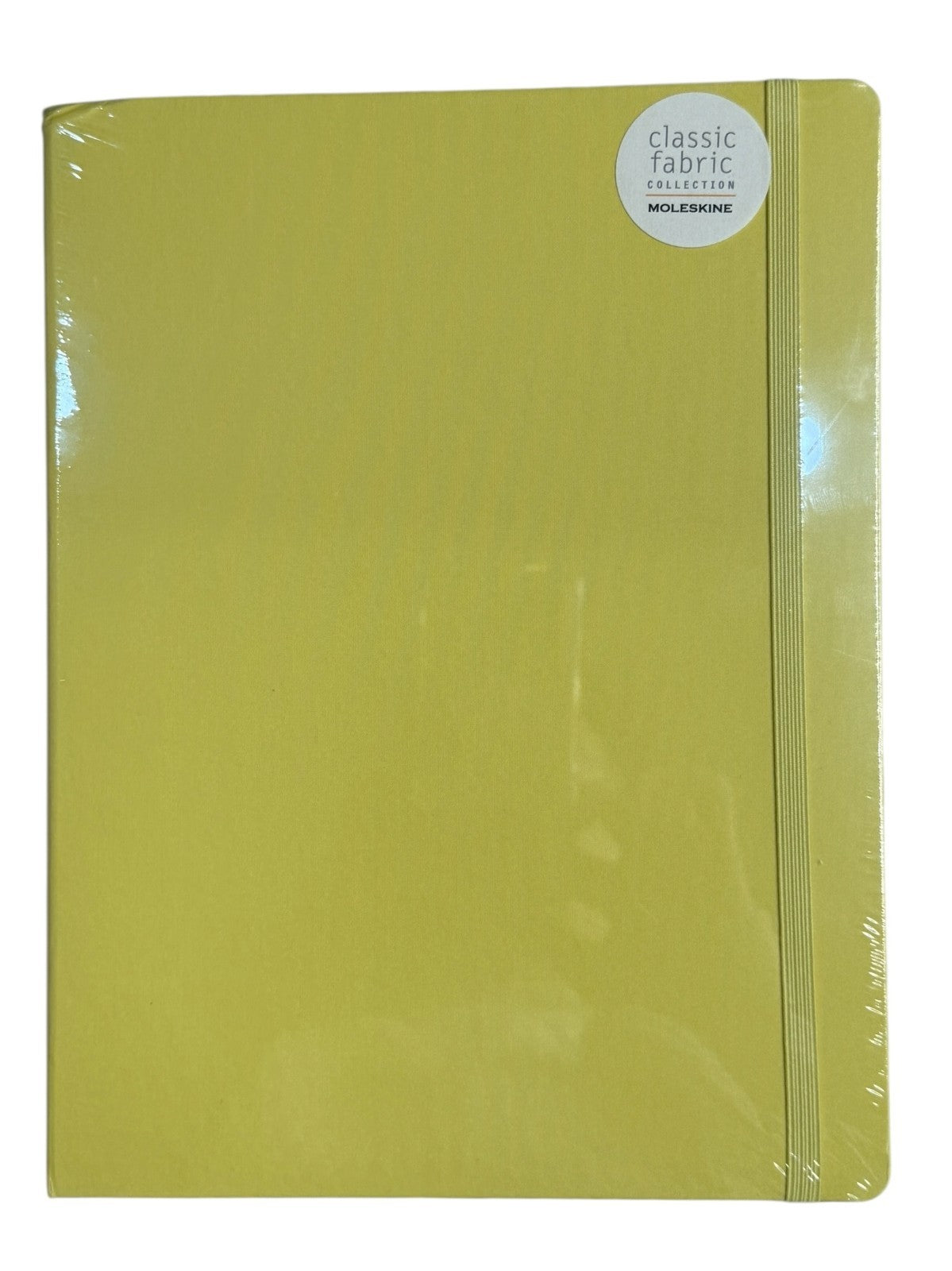 Moleskine Classic Fabric Collection Ruled Notebook XL 7.5×9.75″ Yellow