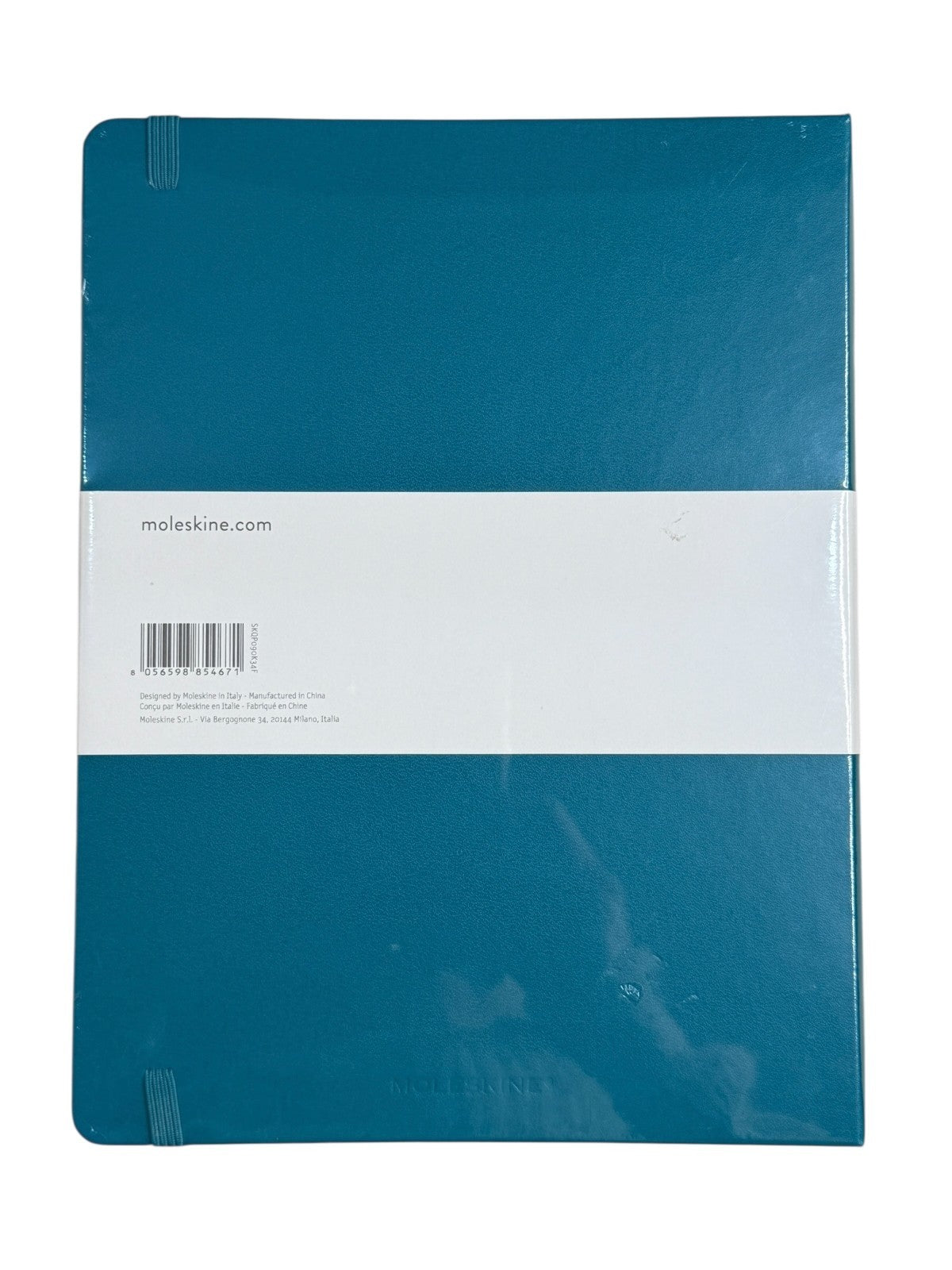 Moleskine Classic Collection Ruled Notebook XL 7.5×9.75″ Reef Blue