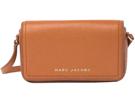 NWT Marc Jacobs H107L01FA21 Groove Mini Smoked Almond Tan With Gold Hardware