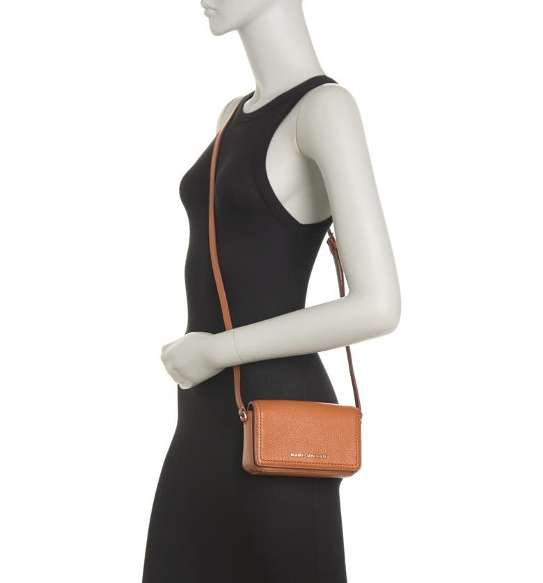 NWT Marc Jacobs H107L01FA21 Groove Mini Smoked Almond Tan With Gold Hardware