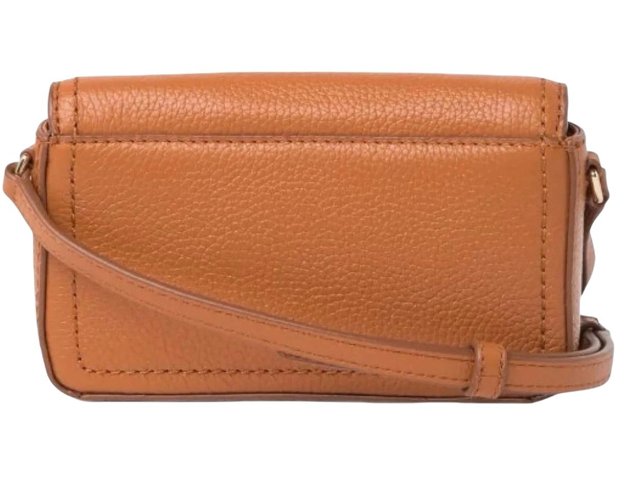 NWT Marc Jacobs H107L01FA21 Groove Mini Smoked Almond Tan With Gold Hardware