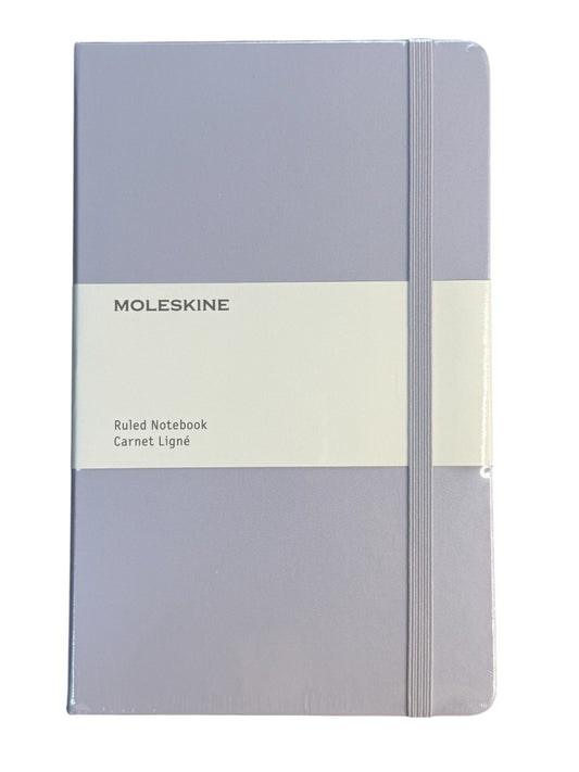 Moleskine Rule Notebook Hard Cover 8.25"x5" Classic Lilac Purple