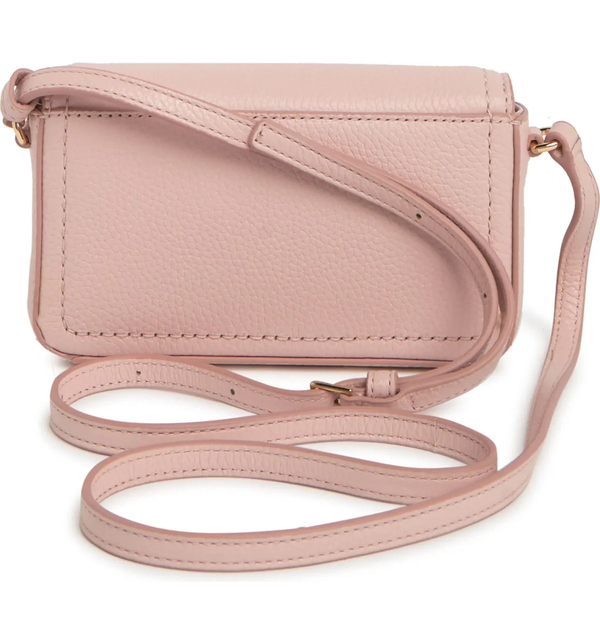 NWT Marc Jacobs H107L01FA21 Groove Mini Peach Whip Pink With Gold Hardware