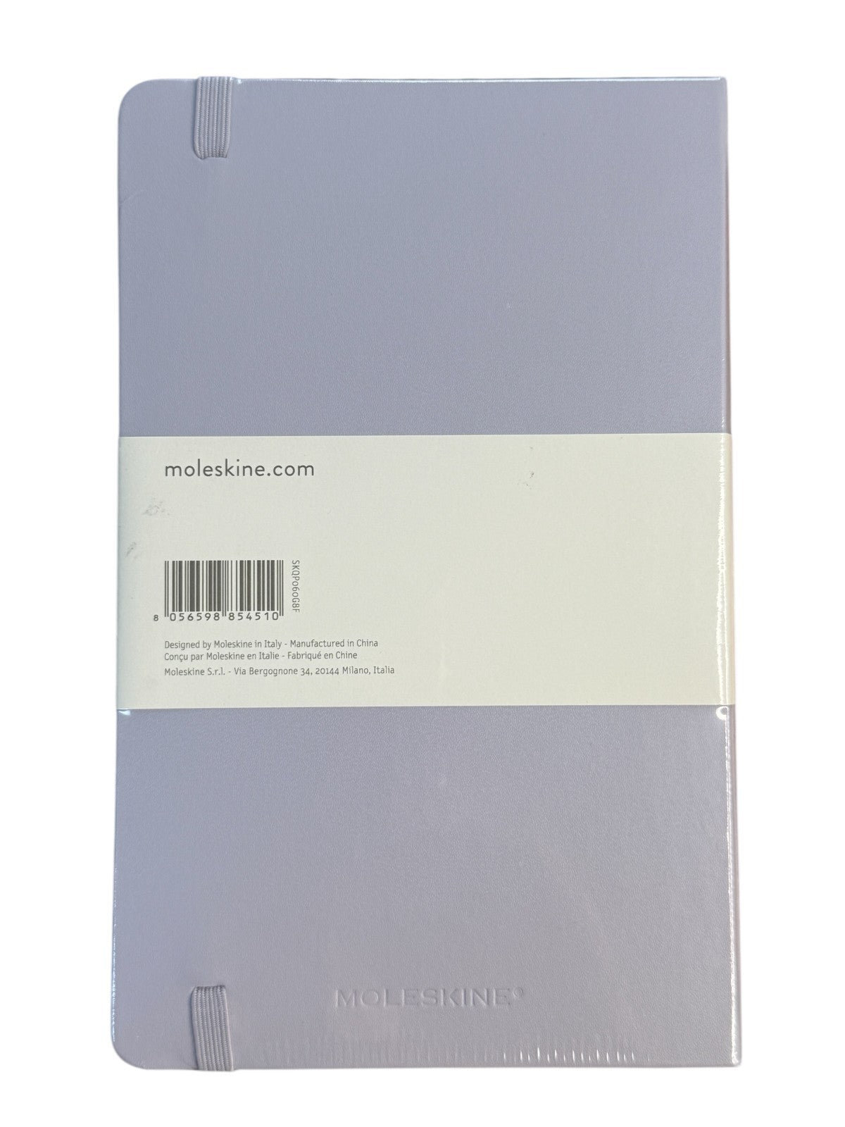 Moleskine Rule Notebook Hard Cover 8.25"x5" Classic Lilac Purple