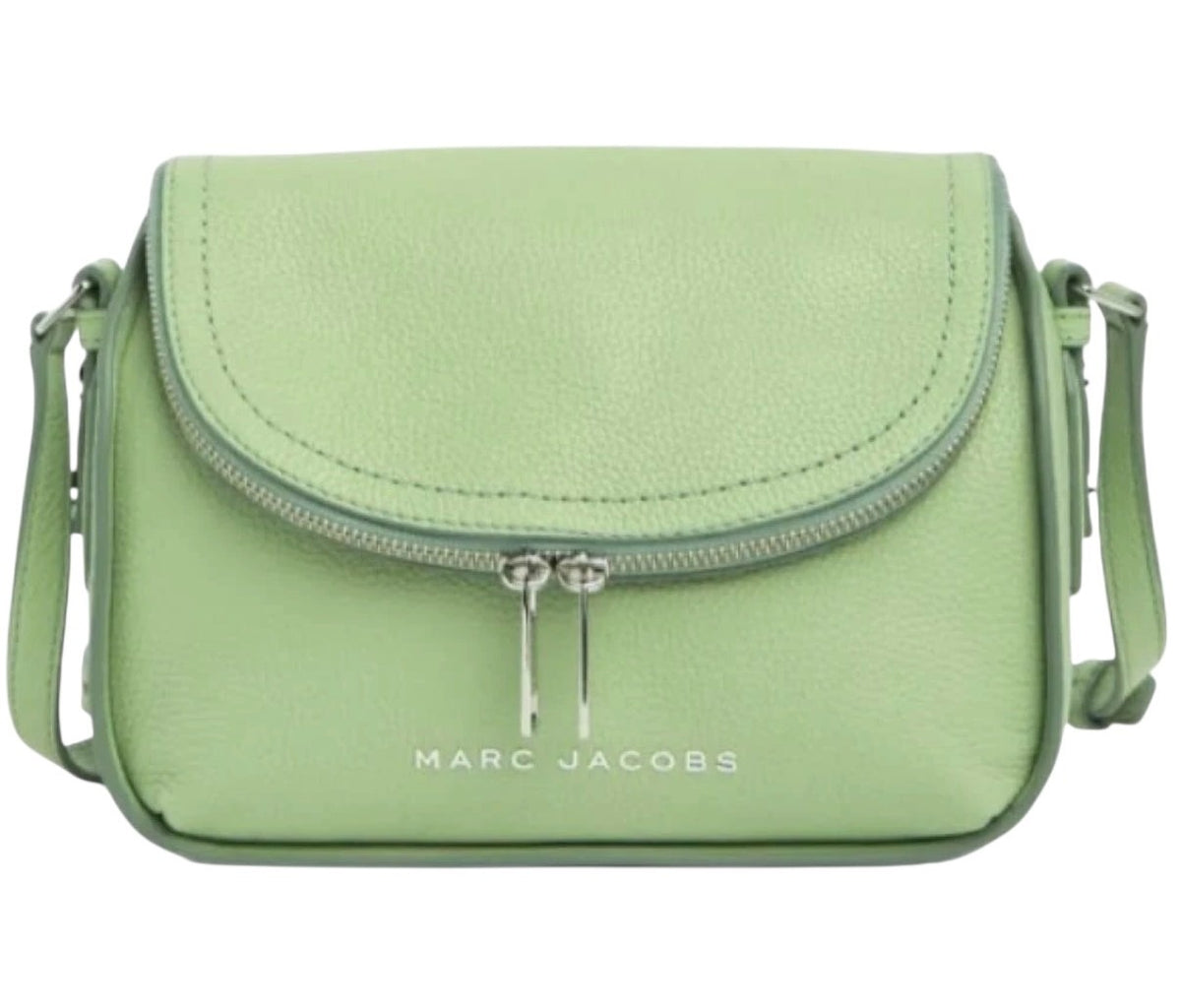 Marc Jacobs the Groove Leather Messenger Bag Crossbody Mint Green NWT