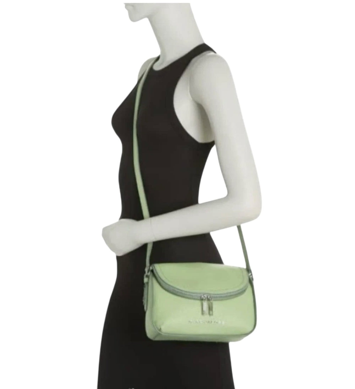Marc Jacobs the Groove Leather Messenger Bag Crossbody Mint Green NWT