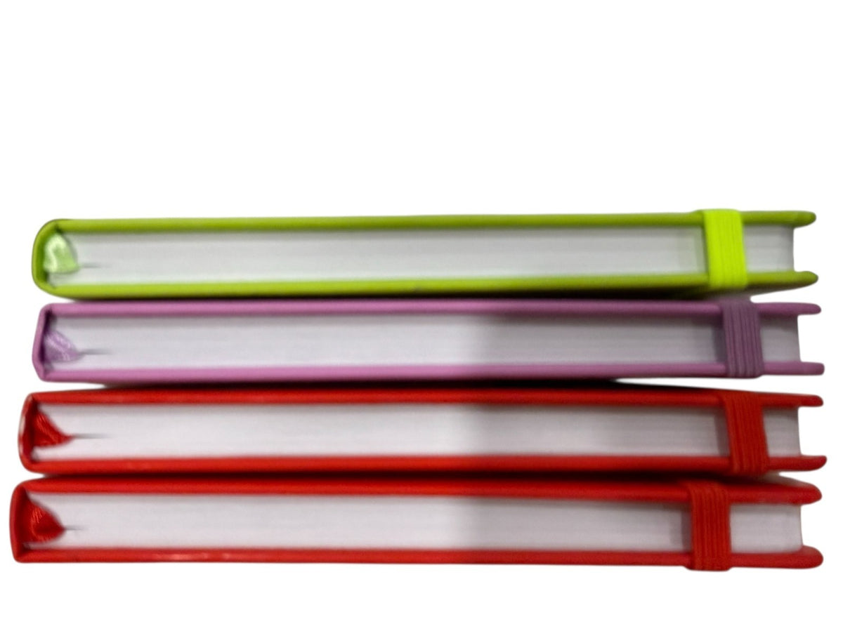 Pantone OFFICIAL  | 5.25x8.25" Lined Compact Journal 2 Red 1 Green 1 Lilac set