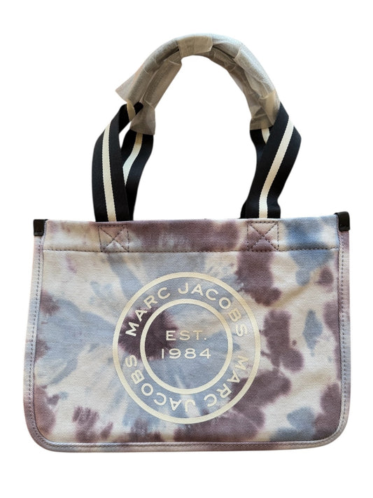 Marc Jacobs Canvas Logo Convertible Black Tote Handbag Medium 15"x10.5" NWT
