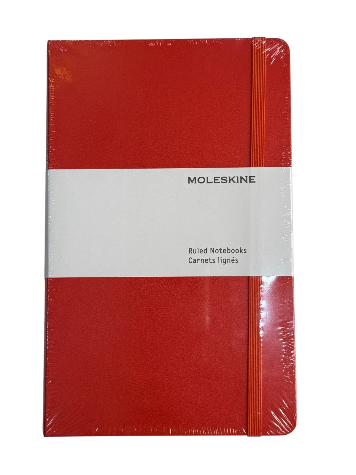 Moleskine Scarlet Red Large Ruled Notebook Hard Cover x 2 Notebooks Set