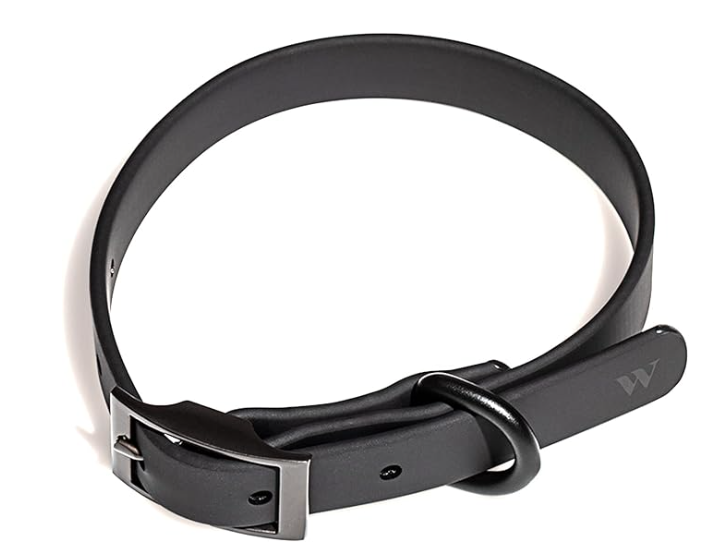 Wild One Dog Collar, The Original Easy-Clean Size XL Black
