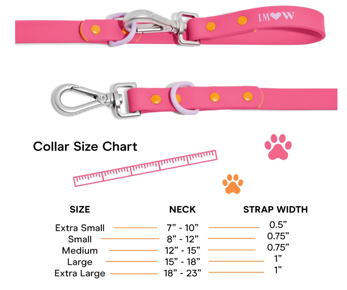 Wild One Dog Collar, The Original Easy-Clean Size Large Cosmopolitan