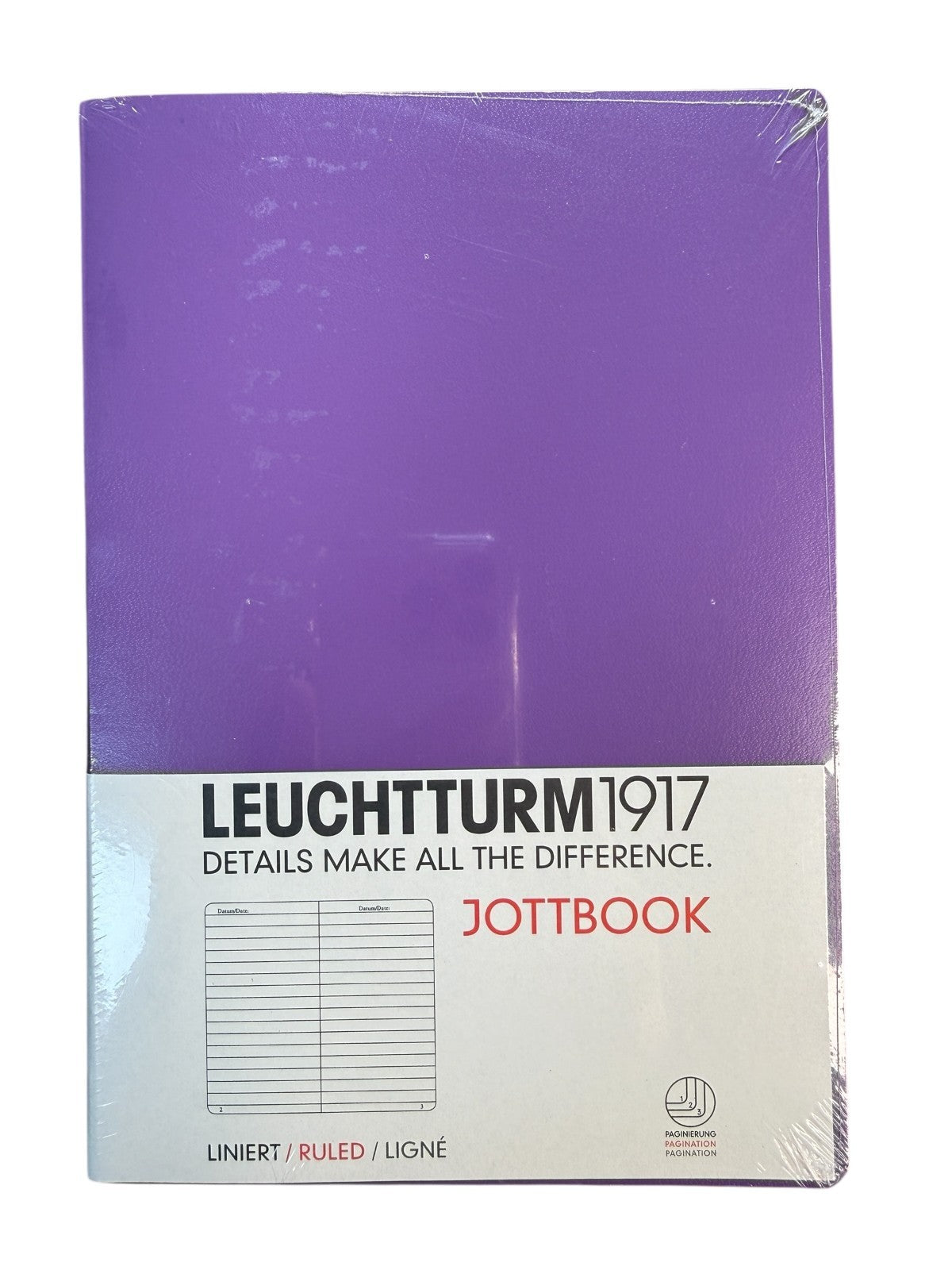 Leuchtturm 1917 Jottbook Ruled 60 Nunbered Pgs.