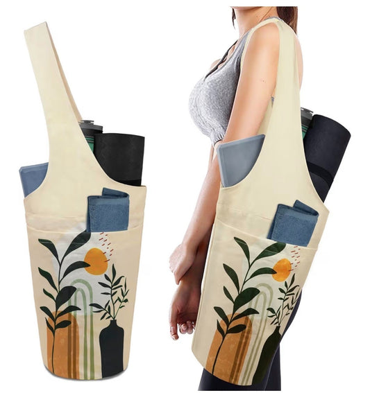 Yoga Mat & Accerrories Bag for Yoga lover: Fit it all