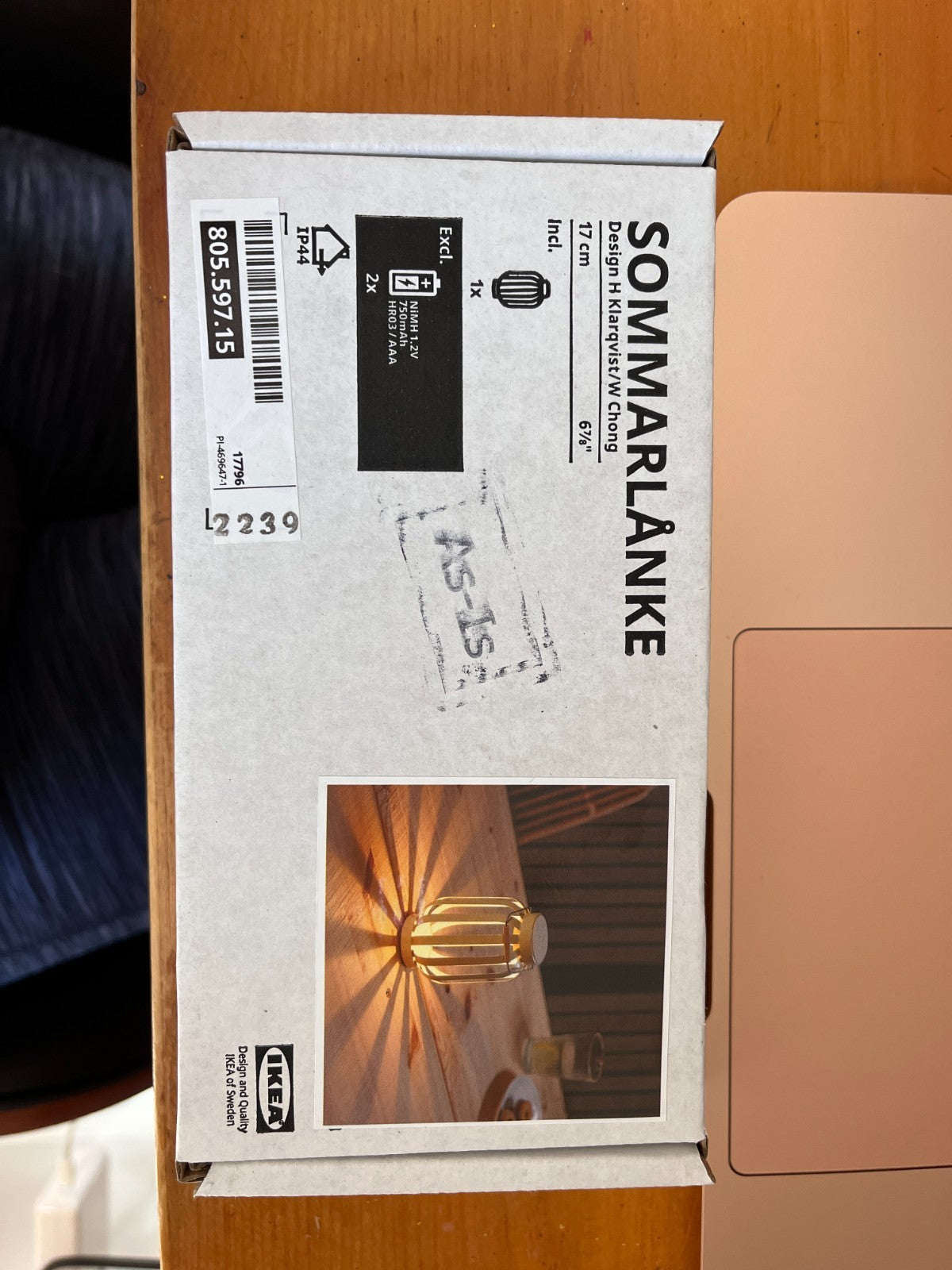 IKEA Sommarlånke Electric Lantern 805.597.15 Outdoor & Indoor, 6 7/8″ or 17cm
