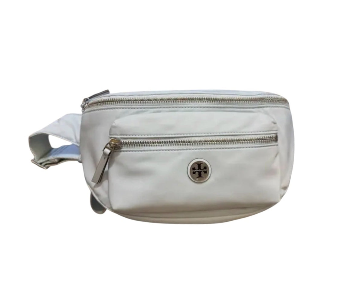 Tory Burch Nylon Belt Bag Fanny Pack Waist Bag (Summit) Light Blue