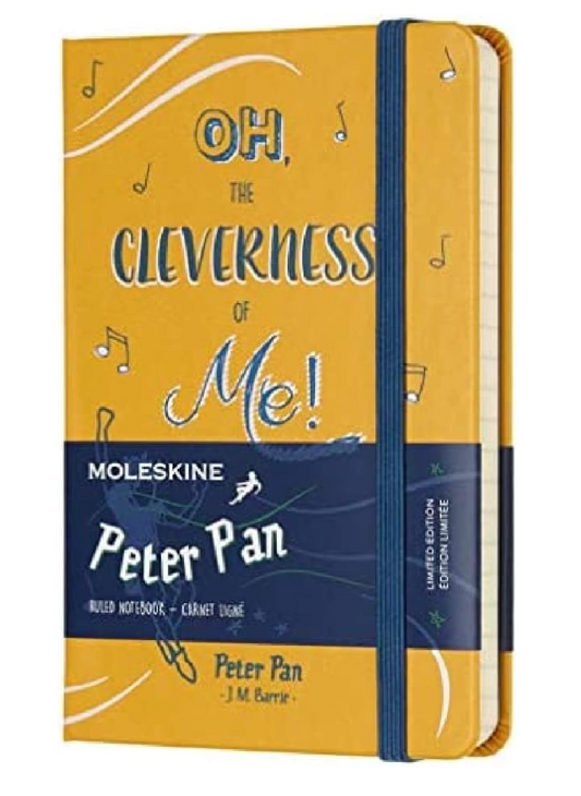 Moleskine Peter Pan Limited Edition Notebook, Ruled Notebook Size 9x14cm