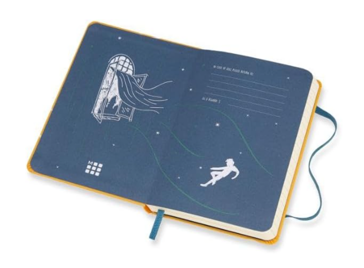 Moleskine Peter Pan Limited Edition Notebook, Ruled Notebook Size 9x14cm