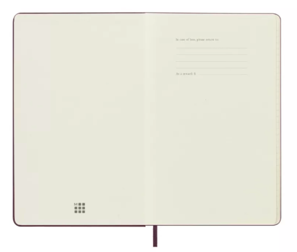 Moleskine Brown Limited Hardcover Classic Ruled Notebook XL 7.5×9.75″ (19x25cm)