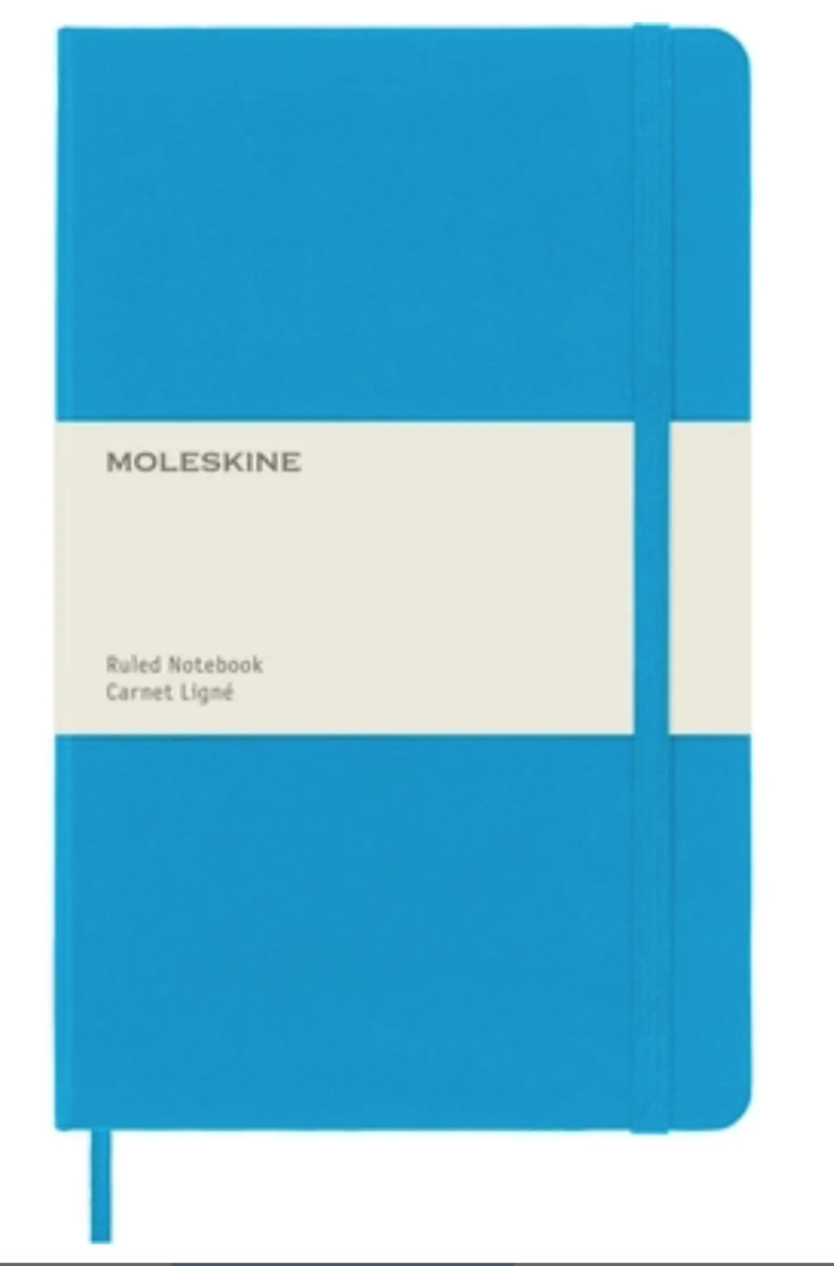 Moleskine Classic Collection Ruled Notebook XL 7.5×9.75″ Blue
