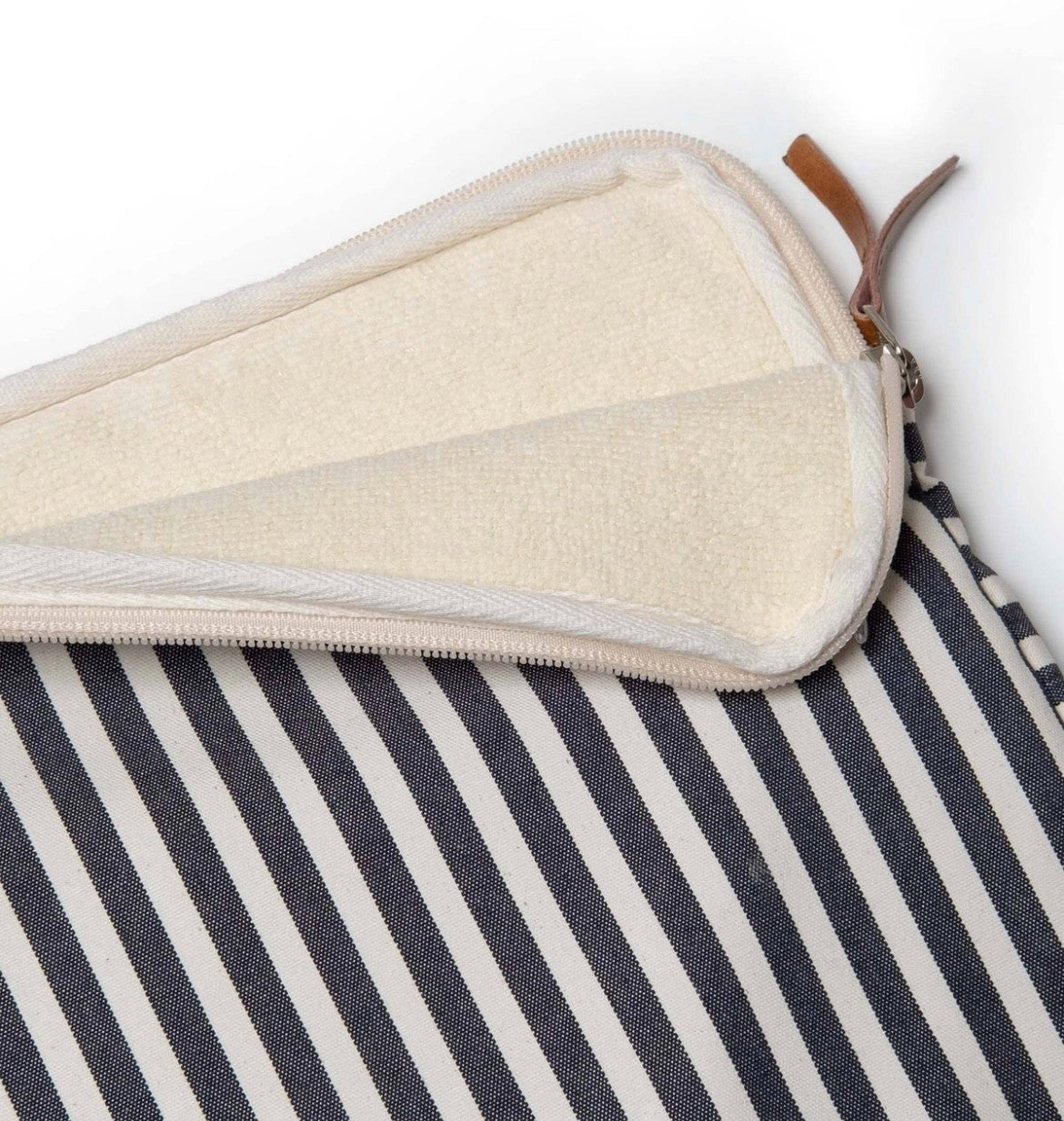 Business & Pleasure Co. THE LAPTOP SLEEVE – Lauren's Navy Stripe 16"