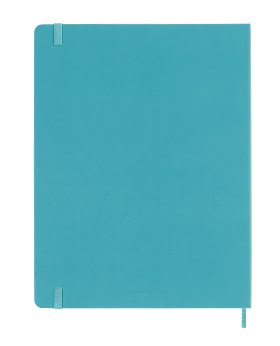 Moleskine Classic Collection Ruled Notebook XL 7.5×9.75″ Reef Blue