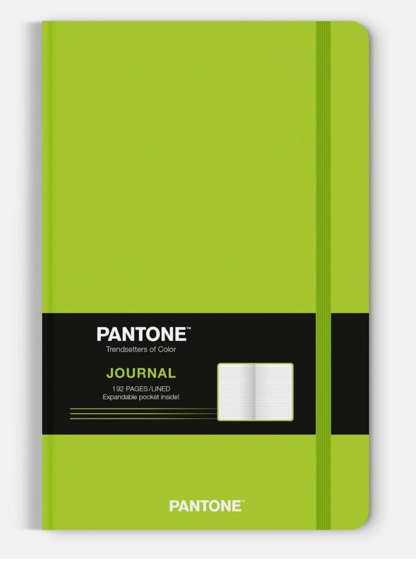 Pantone OFFICIAL  | 5.25x8.25" Lined Compact Journal 2 Red 1 Green 1 Lilac set